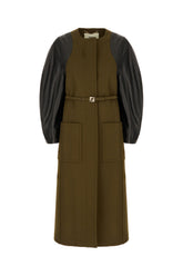 Cappotto in lana fango -  | Wise