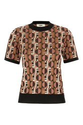 T-shirt in viscosa stampata -  | Wise