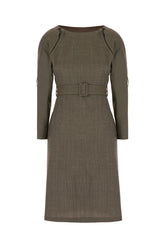 Abito in lana ricamata -  | Wise