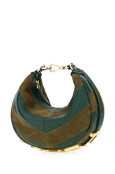 Borsa a mano Fendigraphy mini in pelle e pelle scamosciata bicolor -  | Wise