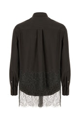 Embroidered wool shirt -  | Wise