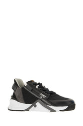 Multicolor leather and fabric Flow sneakers -  | Wise