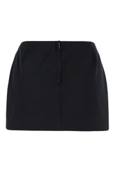 Minigonna in raso nero -  | Wise