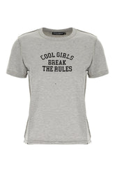 Grey cotton blend t-shirt -  | Wise