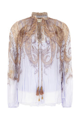 Printed viscose Hypnotic blouse -  | Wise