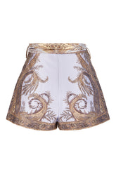 Printed silk blend Hypnotic shorts -  | Wise