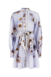 Abito Hypnotic in lino stampato -  | Wise