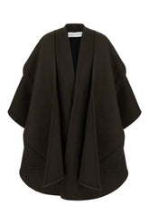 Cappotto in misto lana cioccolato -  | Wise