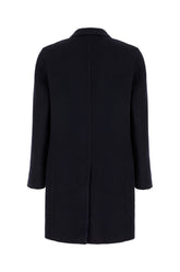 Cappotto in misto lana blu notte -  | Wise