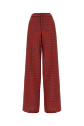 Pantalone in misto cotone ricamato -  | Wise