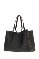 Borsa shopping in pelle nera -  | Wise