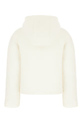 Giubbino imbottito in misto lana bianco -  | Wise