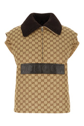 Giubbino imbottito smanicato in tessuto GG -  | Wise