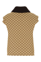 Giubbino imbottito smanicato in tessuto GG -  | Wise