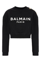 Felpa in cotone nero -  | Wise