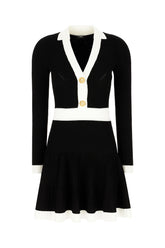 Abito in misto viscosa bicolor -  | Wise