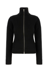 Black wool cardigan -  | Wise