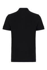 Polo in piquet nero -  | Wise