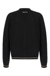 Cardigan in cotone nero -  | Wise