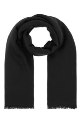 Sciarpa in misto lana nera -  | Wise