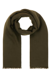 Sciarpa in misto lana verde militare -  | Wise