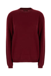Maglione in cashmere bordeaux -  | Wise