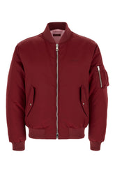 Bomber imbottito in poliestere vinaccia -  | Wise