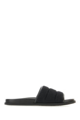 Slippers imbottite in tessuto nero -  | Wise