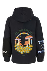 Felpa jogging in cotone e poliestere nero -  | Wise