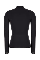 Top in nylon stretch nero -  | Wise