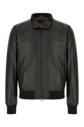 Piumino imbottito in nappa nera -  | Wise