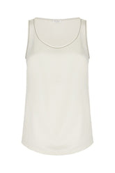 Top in seta stretch gesso -  | Wise