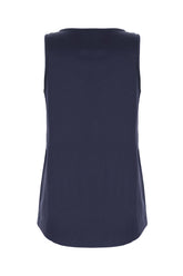 Top in seta stretch blu navy -  | Wise
