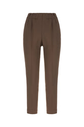 Pantalone in misto acetato marrone -  | Wise
