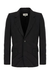 Giacca in misto poliestere nero -  | Wise