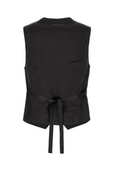 Gilet in misto poliestere nero -  | Wise