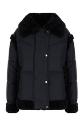 Giubbino imbottito in poliestere nero -  | Wise