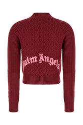 Maglione in misto lana vinaccia -  | Wise