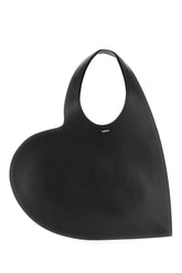 Black leather Double Heart shoulder bag -  | Wise