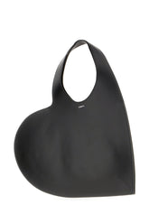 Black leather Double Heart shoulder bag -  | Wise
