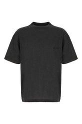 T-shirt in misto cotone antracite -  | Wise
