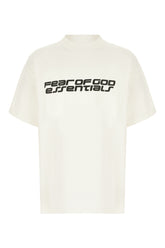 Felpa in misto poliestere stretch avorio -  | Wise