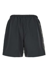 Bermuda in nylon stretch antracite -  | Wise