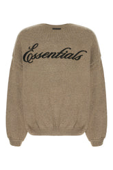 Maglione in misto acrilico stretch tortora -  | Wise