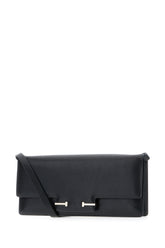 Borsa a tracolla in pelle nera -  | Wise