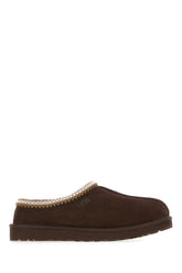 Slippers Tasman in pelle scamosciata cioccolata -  | Wise
