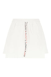 Mini gonna in cotone bianco -  | Wise