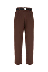 Pantalone in misto cotone marrone -  | Wise