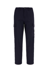 Pantalone cargo in cotone blu navy -  | Wise