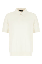 Polo in seta sabbia -  | Wise